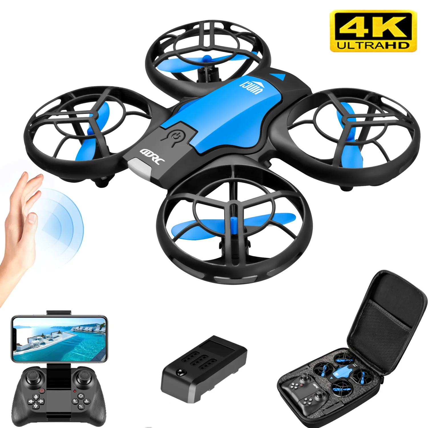 Drone Controller Screen - V8 Drone Mini Baru 4K Profesional