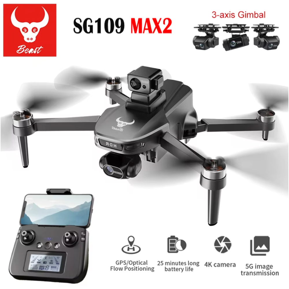 Jjrc Drone X12 - SG109 MAX2 Drone kamera FPV 8K